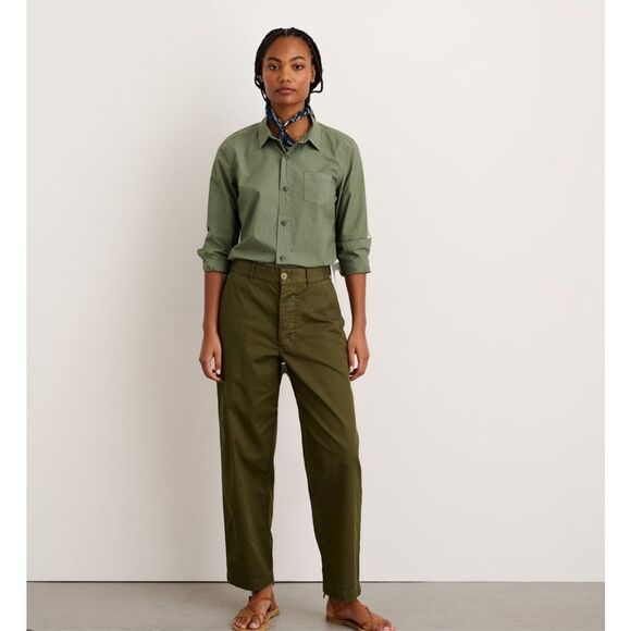 Alex Mill Boyish Chino Pant Military Olive Size 6 - Picture 1 of 12